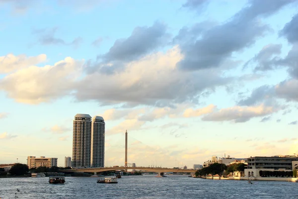 stock image Chao praya river in bangkok