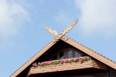 çatı doi tung Sarayı, chiang rai, Tayland