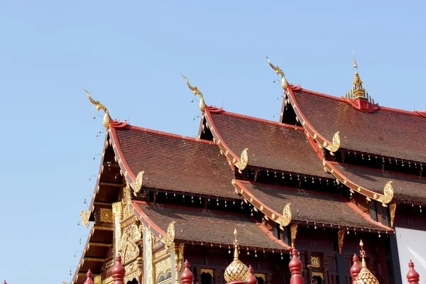 Castelo de Ouro Horkumluang de Chiangmai Tailândia — Fotografia de Stock
