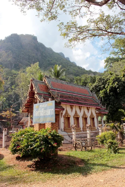 Thamchiangdao , Buddhist temple among forest ,Chiang Mai — Stock Photo, Image