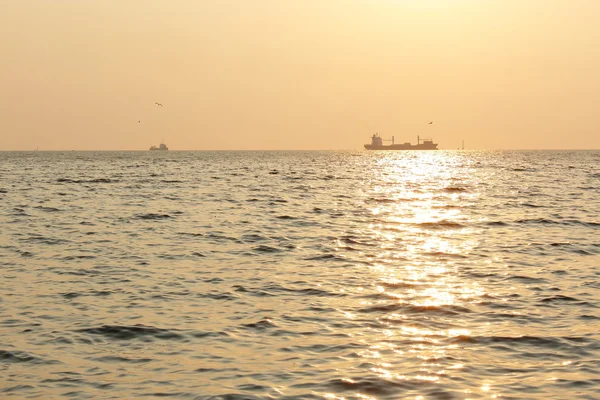 stock image Sunset on the sea