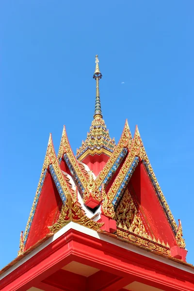 Telhado da igreja budista — Fotografia de Stock