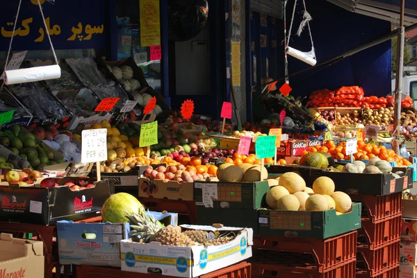 Frukt stall — Stockfoto