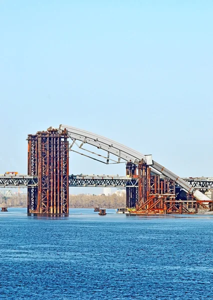 stock image Bridge construction site