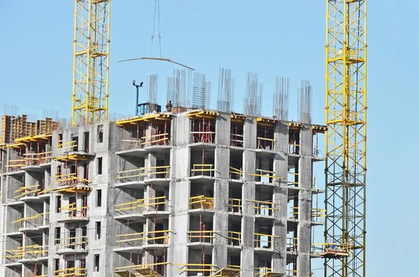 Crane and construction site — Stock Photo, Image