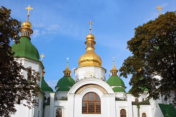 Saint Sofia cathedral and bell tower, Kiev, Ukraine