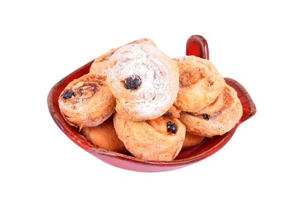 Rolki domowe ciasteczka z rodzynkami — Zdjęcie stockowe