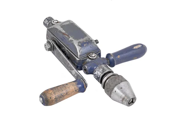Vintage hand drill — Stock Photo, Image