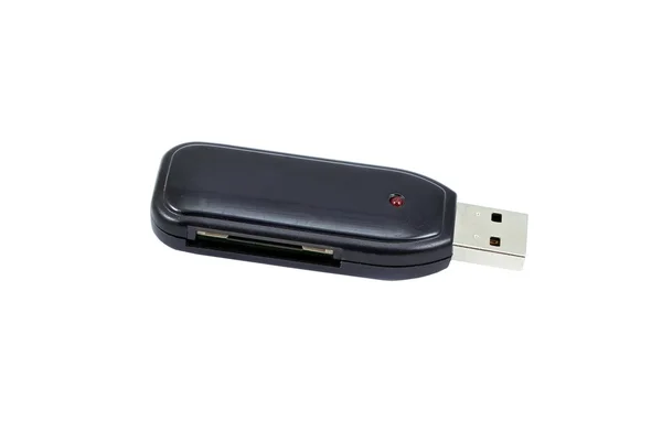 Czytnik kart USB — Zdjęcie stockowe