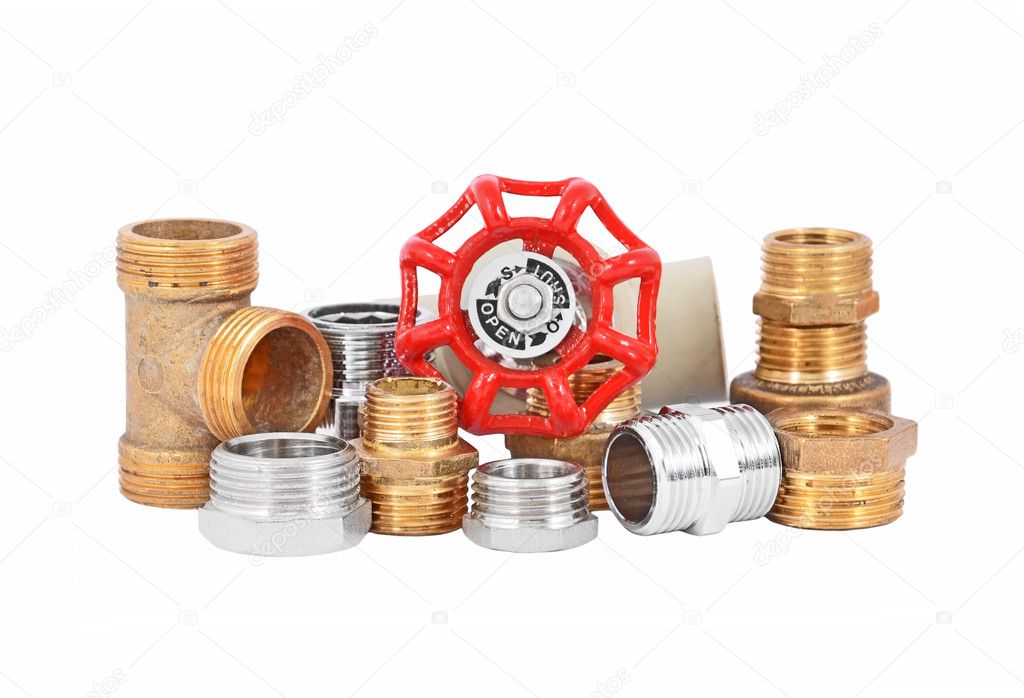 Set of plumbing elements — Stock Photo © unkas #8765001