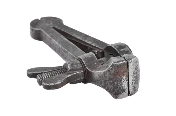 Ročník mechanické ruční svěrák svorka — Stock fotografie