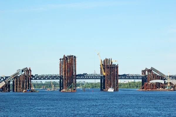 Bridge construction site — Stock Photo, Image