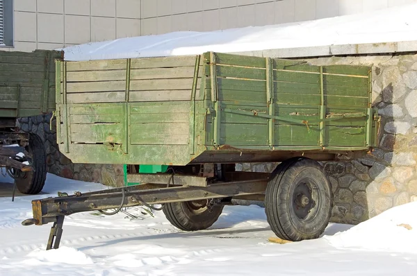 stock image Vintage wooden cart