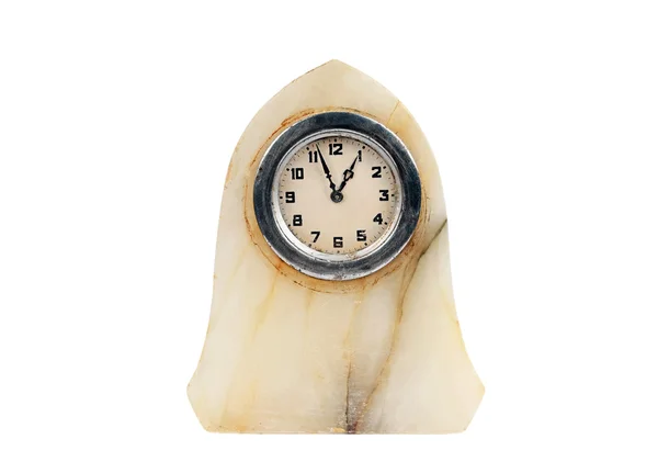 stock image Antique marble clock