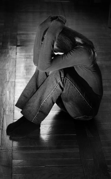 Depressed girl — Stock Photo, Image