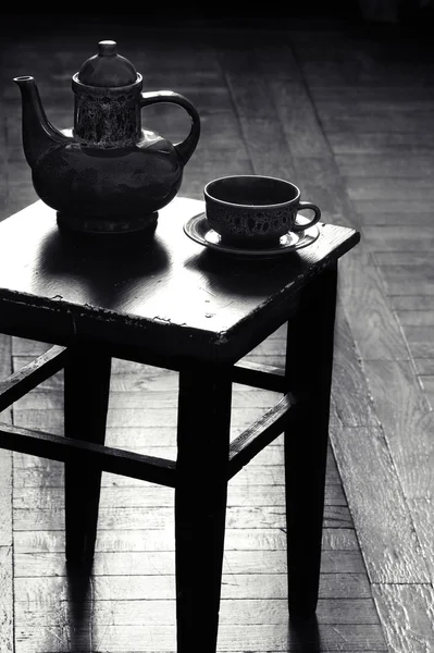 stock image Teapot and cup