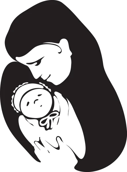 Maternità — Vettoriale Stock