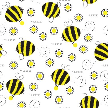 Bees who collect honey clipart