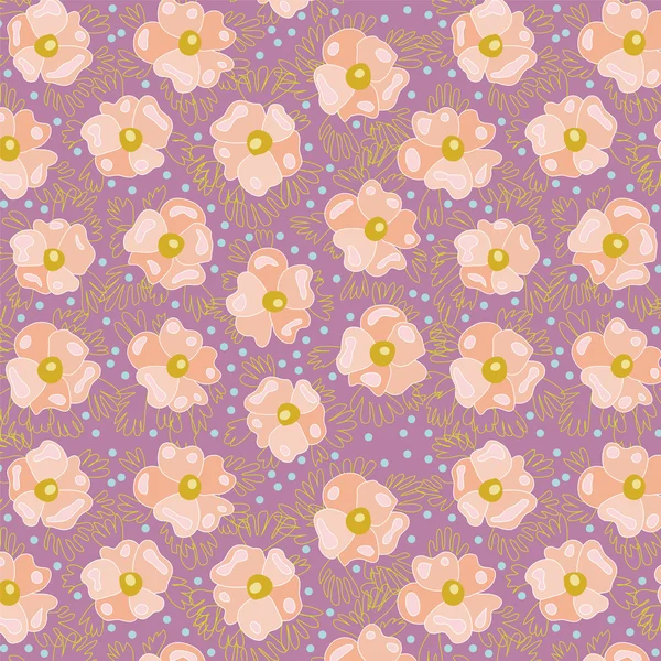ピンクの花. — ストックベクタ