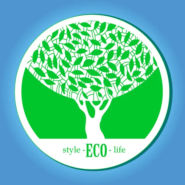 Vida ecológica. — Vector de stock