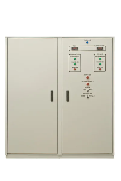 Industriel elektrisk switch panel - Stock-foto