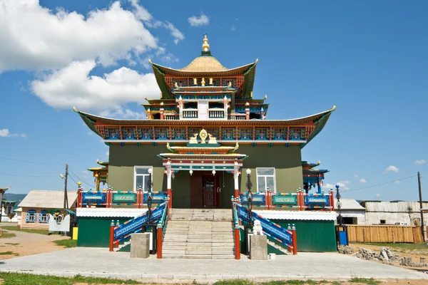 Bâtiment extérieur du monastère bouddhiste — Photo