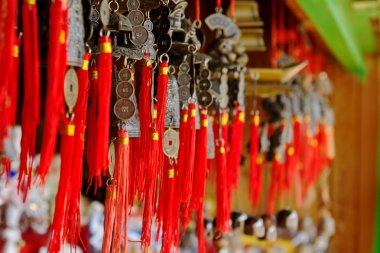 Buddhist hand bells abreast clipart