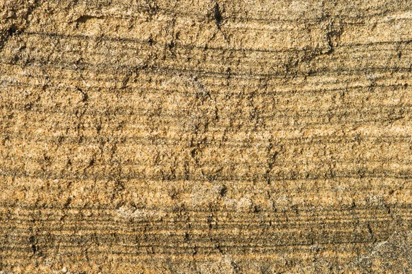 Структура слоев в песке — стоковое фото