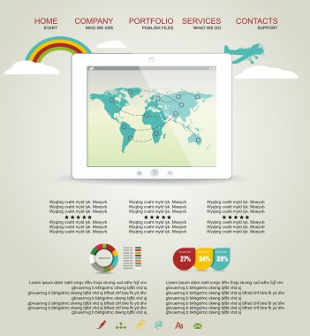 tablet pc ile bir sayfa işareti