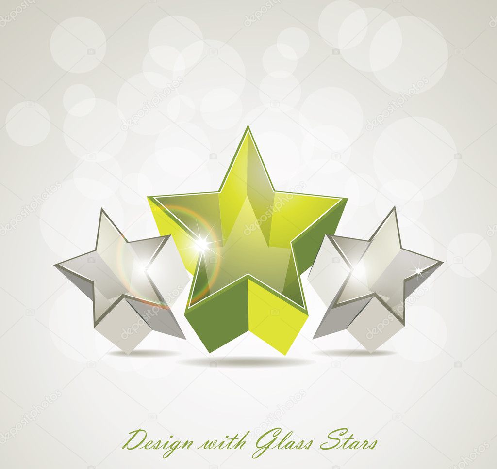 Shiny star icons