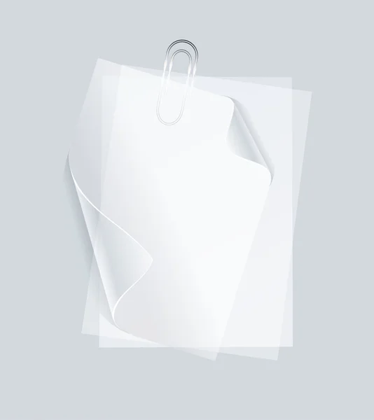 Adesivos transparentes com pinos — Vetor de Stock