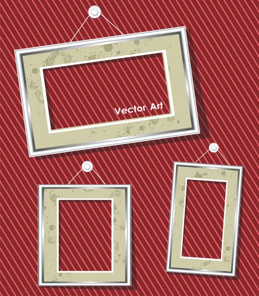 Antika tavelramar — Stock vektor
