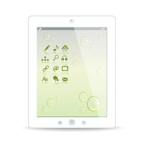 Tablet pc — Stock Vector