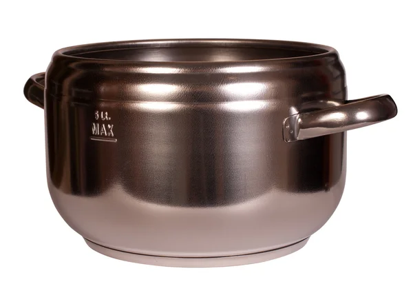 Steel pressure cooker — Stock Photo, Image