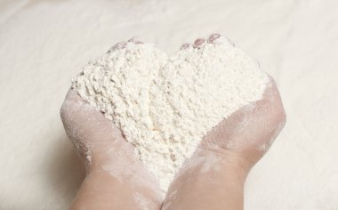 A handful of flour clipart