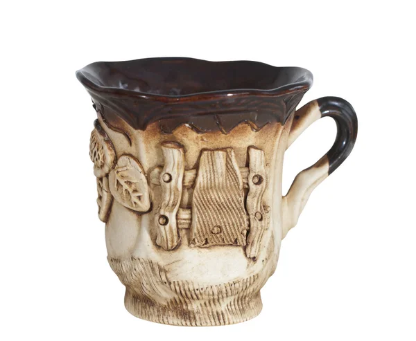 Керамическая чашка чая — стоковое фото