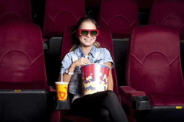 Watching cinema — Stock Photo, Image