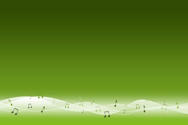 Abstract background with tunes clipart