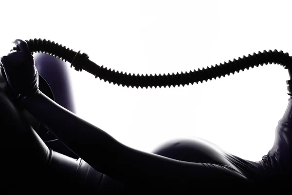 Controle de Respiração Fetiche BDSM Jogos — Fotografia de Stock