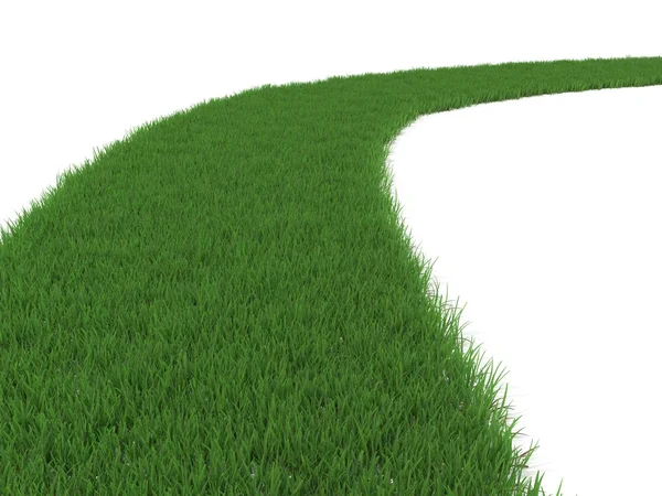 Травяной путь — стоковое фото