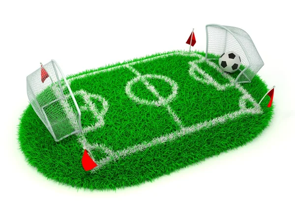 Концепция футбола — стоковое фото
