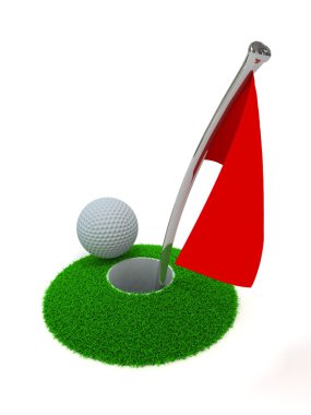 Golf Cocept clipart