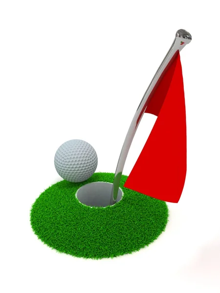 Golf Cocept — Zdjęcie stockowe