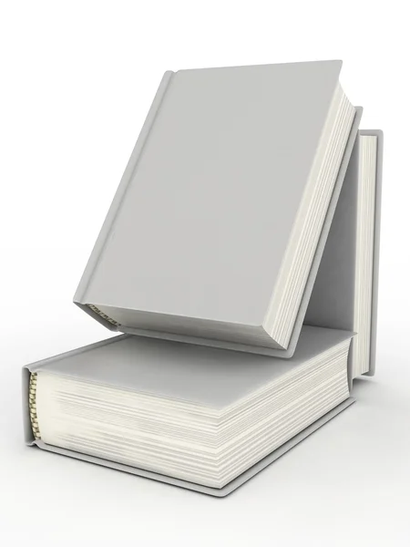 Białe książki — Zdjęcie stockowe