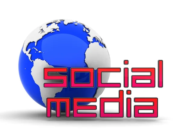Sociální média — Stock fotografie