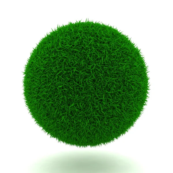 草で覆われたボール — ストック写真