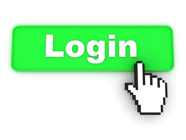 Botón Login — Foto de Stock