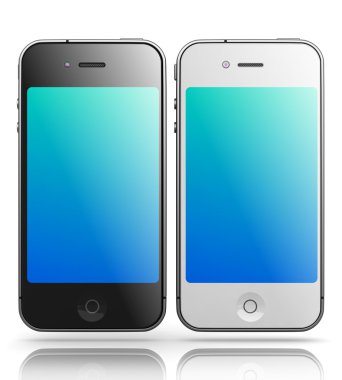 Two Smartphones clipart