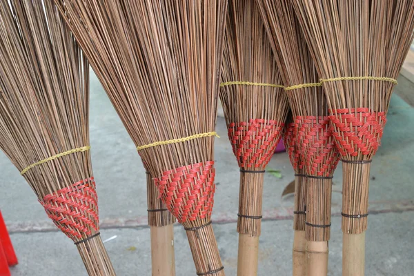 Wooden broom — Stock Photo, Image