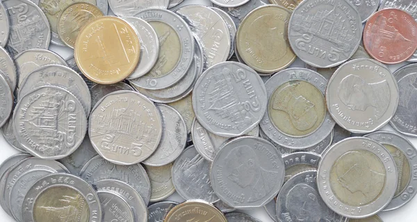 Тайские монеты — стоковое фото